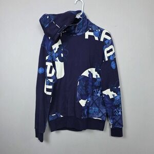 G-Star RAW Graphic Hoodie  Shield 1 Core Sweatshirt Blue Mens M